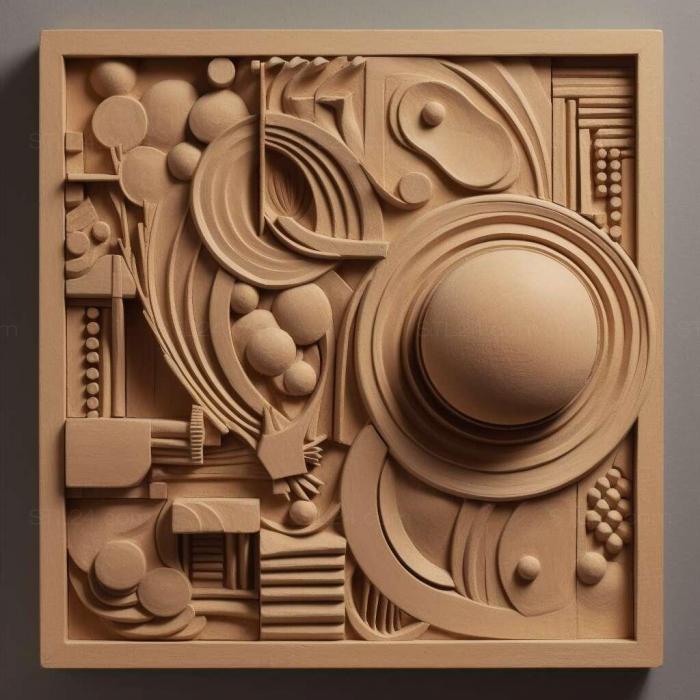 Patterns and decorations (stl af klint 1, PATTERN_2621) 3D models for cnc